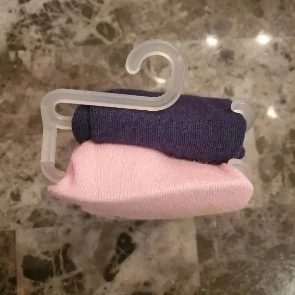Pink Fox and Blue Toddler Tights